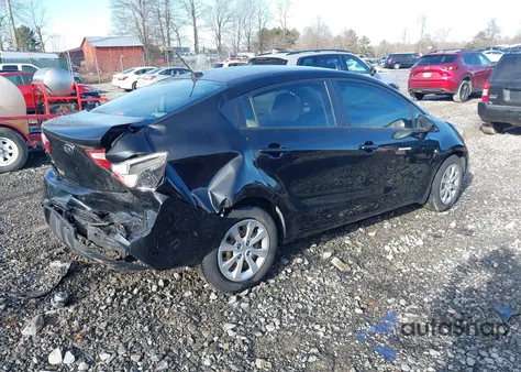 2014 Kia Rio Lx z USA, uszkodzony, nr VIN KNADM4A39E6360648